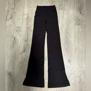 Lululemon Black Split Flared Leggings